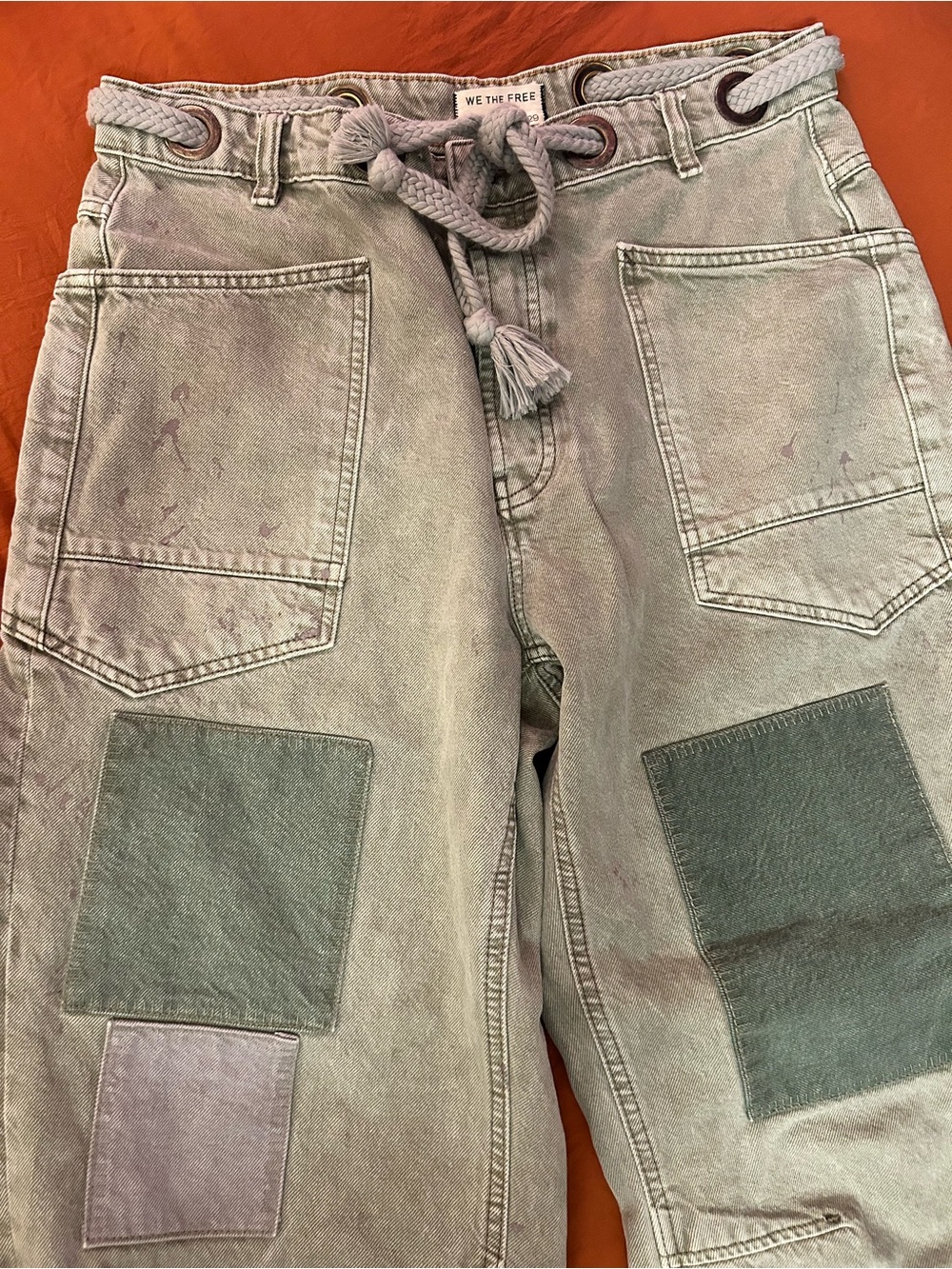 We the free Moxie Barrel Jeans in Army - Picture 10 of 16
